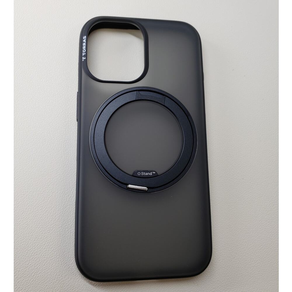 Torras ostand 360 Phone Case For iPhone 17 (Regular). Black. For Smart Phone